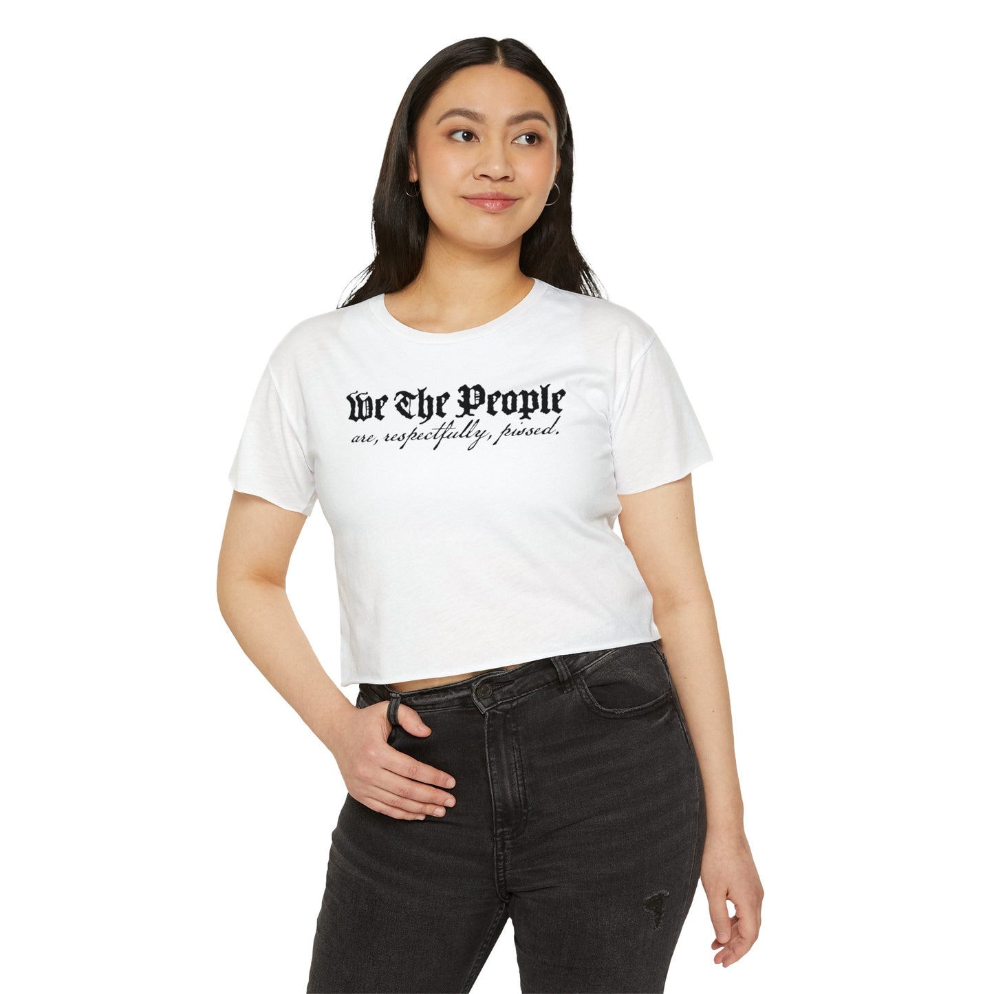 We the People Crop Top