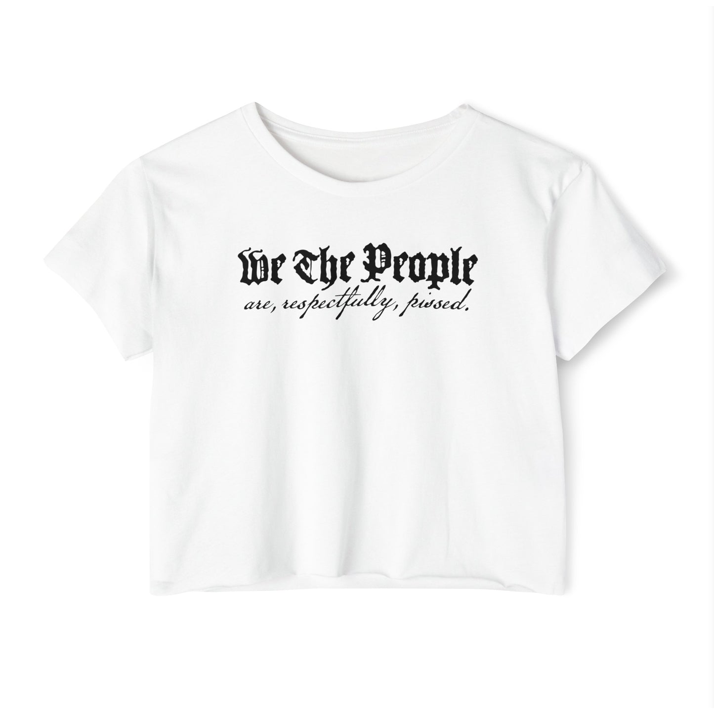 We the People Crop Top