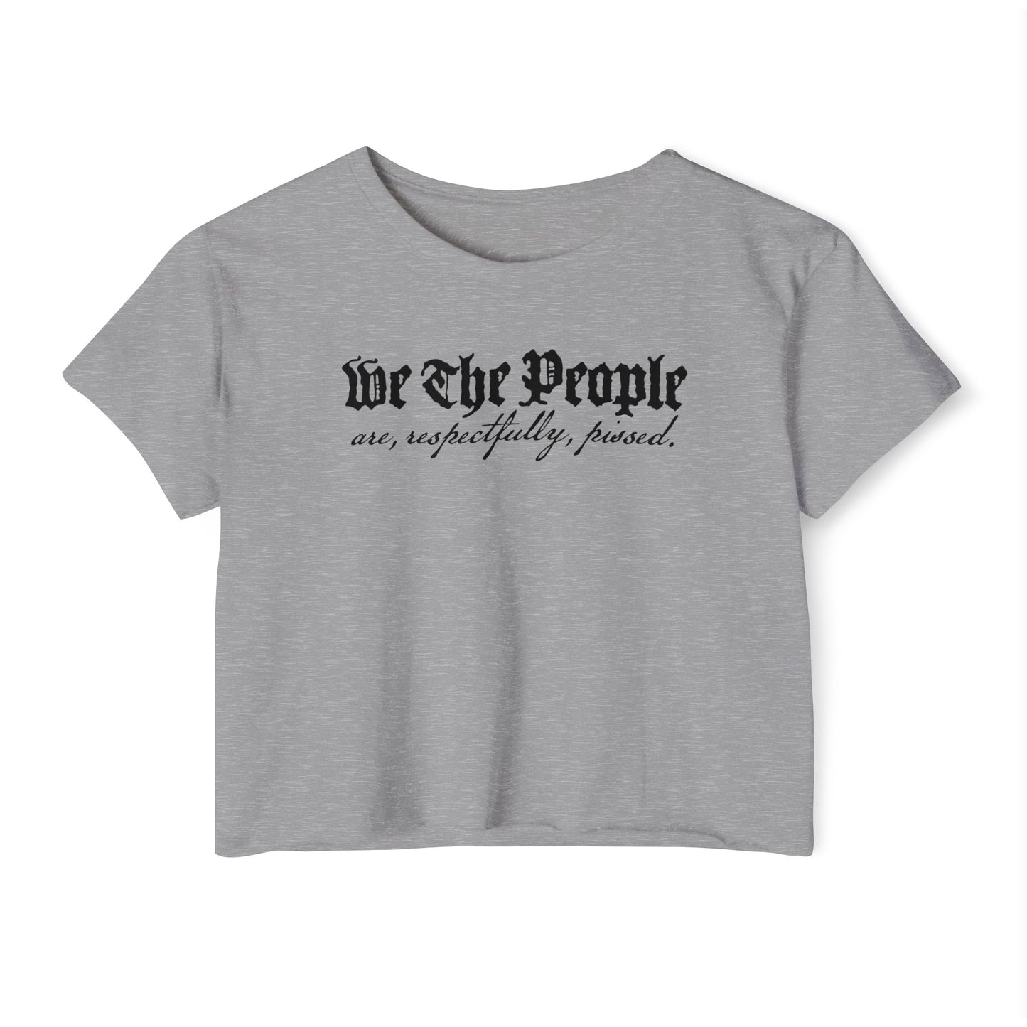 We the People Crop Top