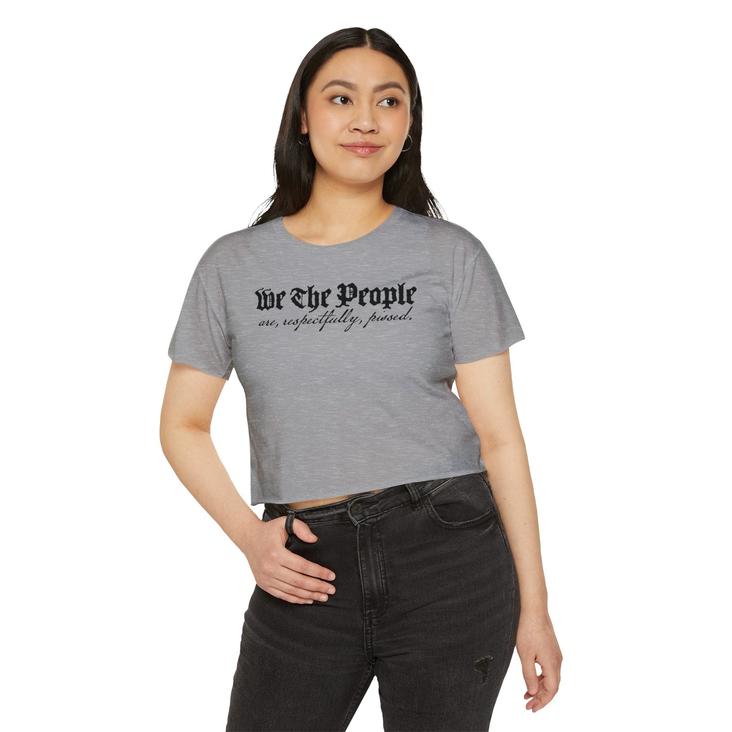 We the People Crop Top