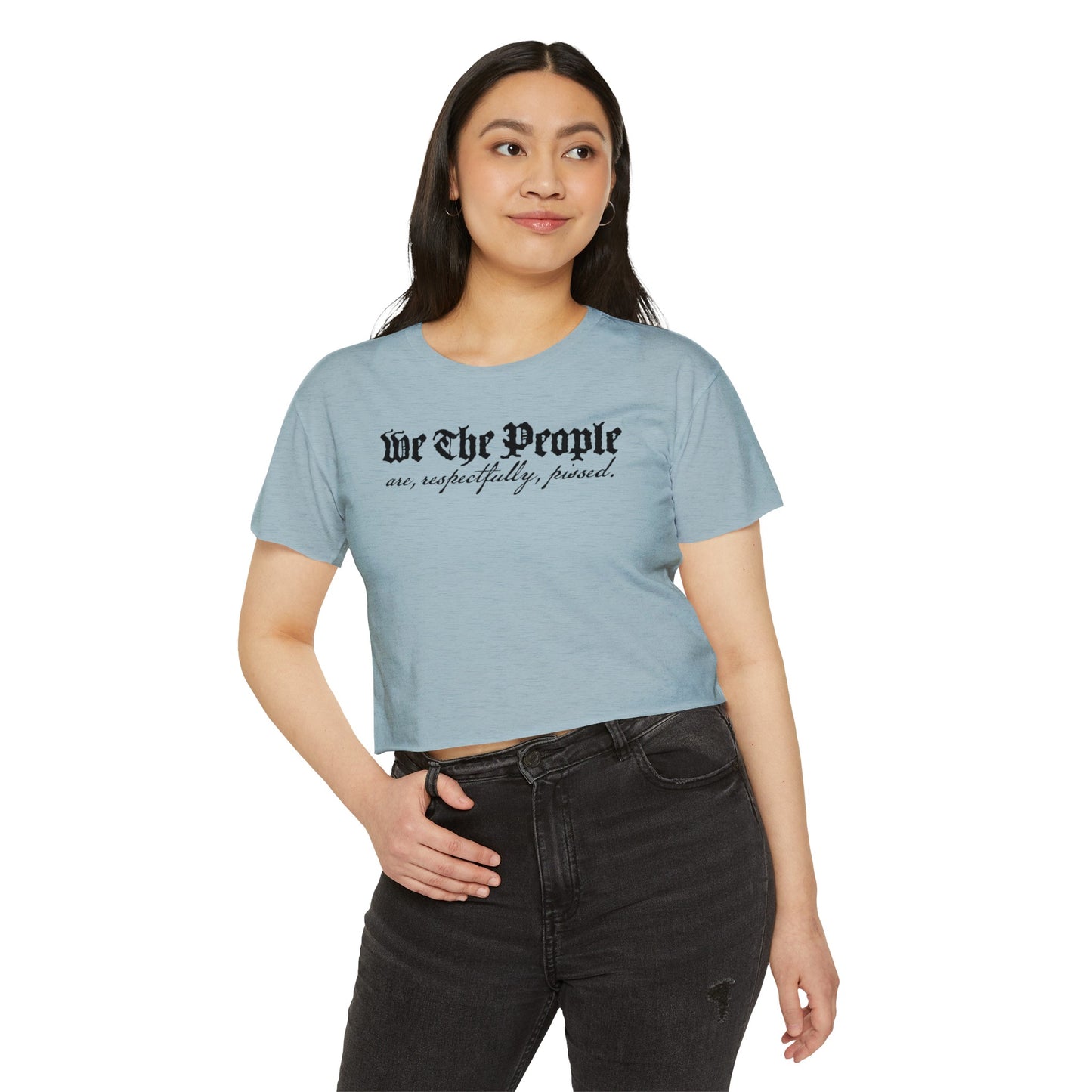 We the People Crop Top