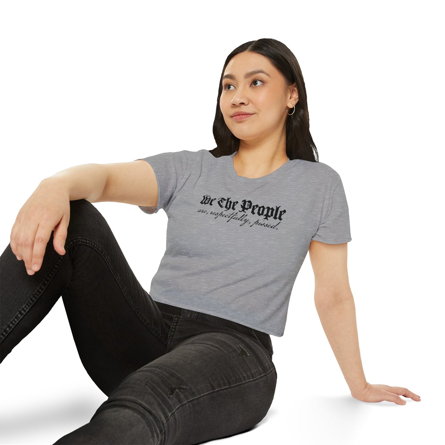 We the People Crop Top