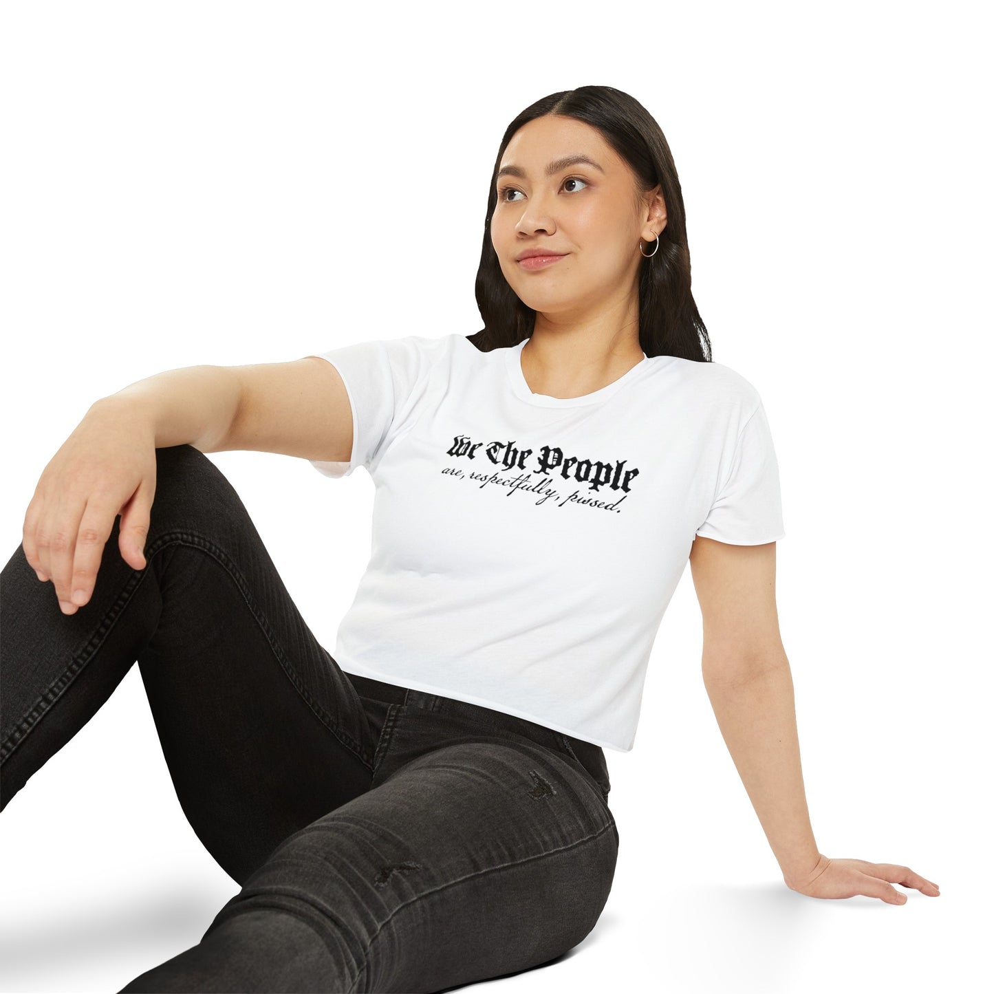 We the People Crop Top